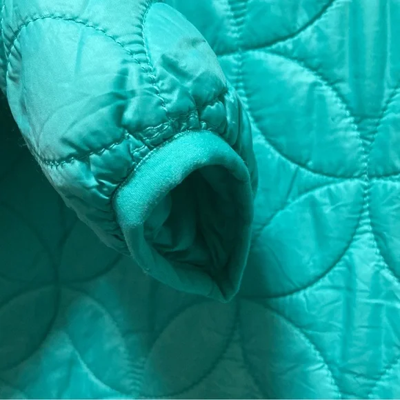 The North Face Teal Quilted Jacket Women’s Size Small - Picture 7 of 12